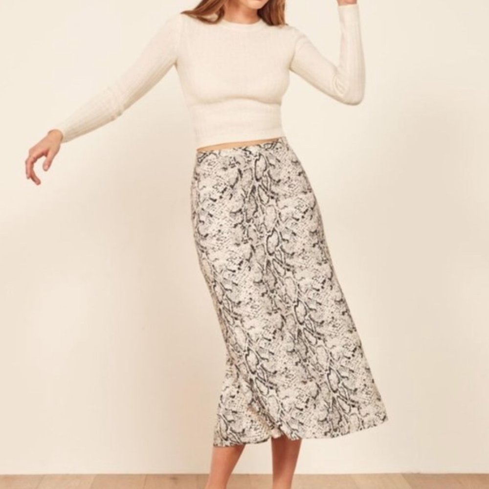 Reformation Bea Midi Skirt - Size 0